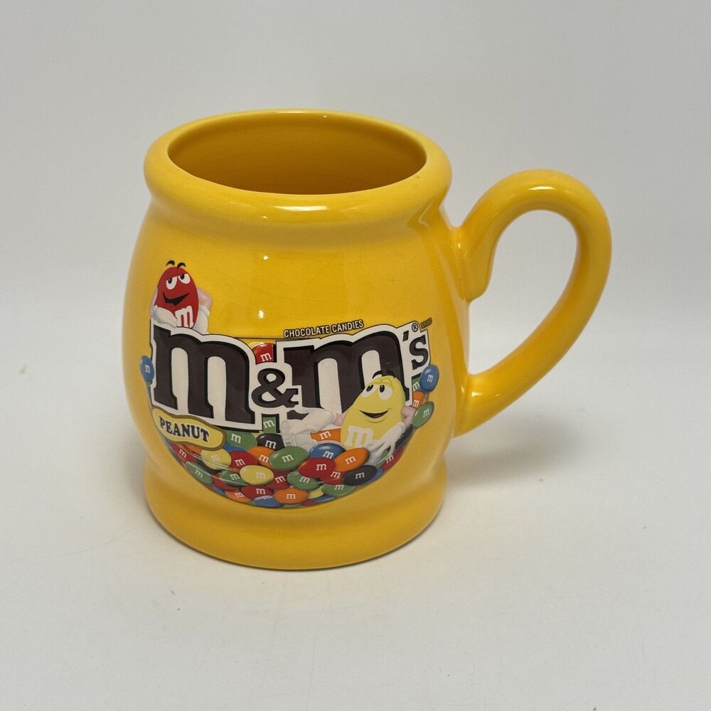 M&M’s Peanut World Yellow Large Ceramic Mug